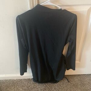 Black tight dress with adjustable side